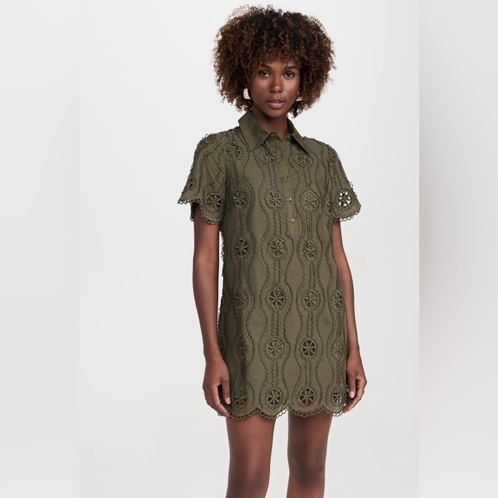NWT English Factory Olive Lace Mini Dress!!! Brand NEW WITH TAGS‼️